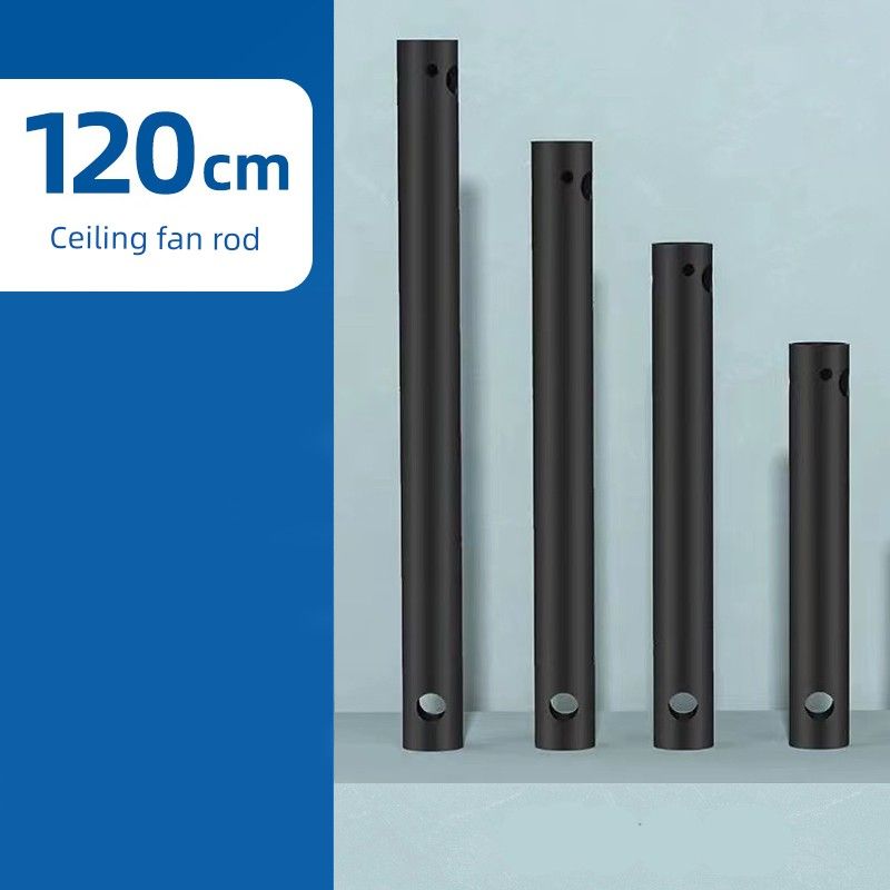 Diamond Brand Schwarzer Deckenventilator Ausleger Zubehör Verlängerungsstange Langer Ausleger 50 60 80 CM1 M 1,2 M 1,5 M