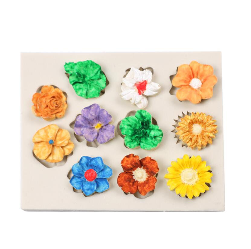 1 Stück, Rosenblattform Schokoladenform, 3D Silikonform, Blattform Bonbonform, Fondantform, Blütenpasteform, für DIY Kuchen Dekoration
