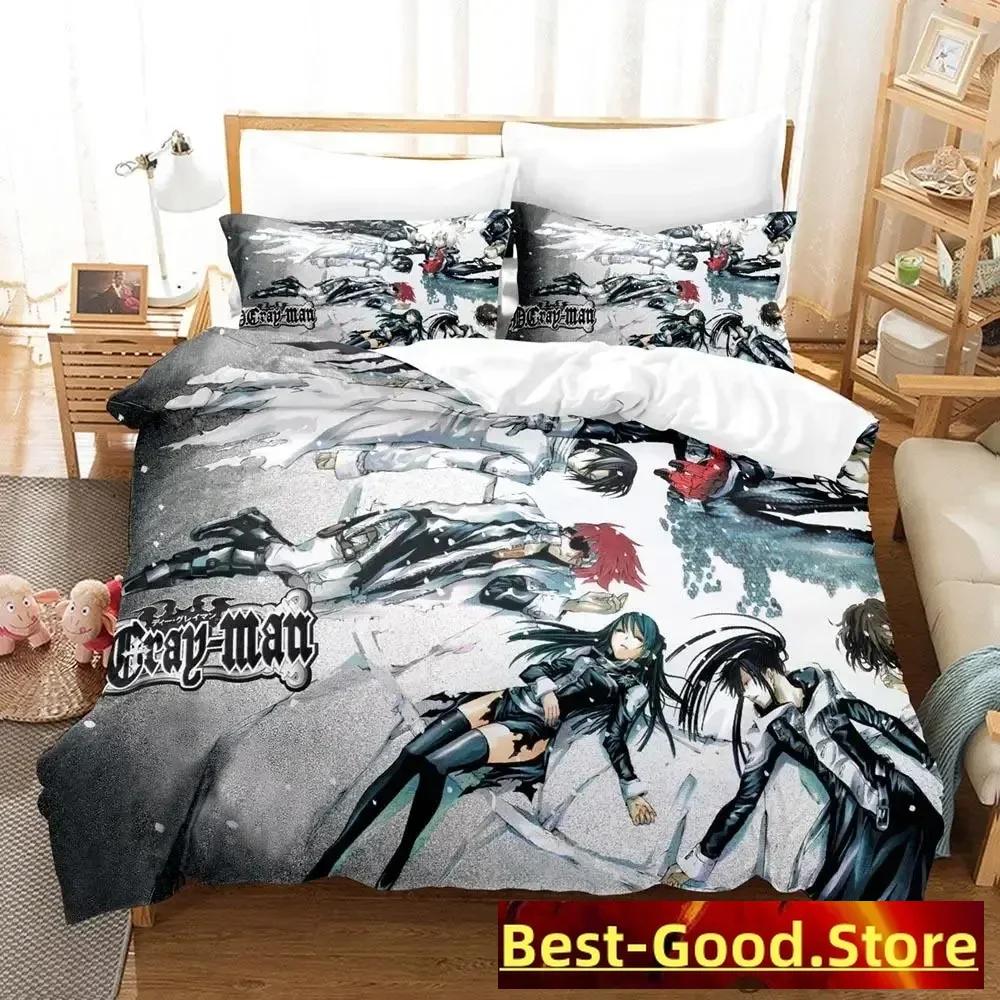 New D.Gray-man Bedding Set Single Twin Full Queen King Size Bed Set Adult Kid Bedroom Duvetcover Sets Anime Parure De Lit Bed