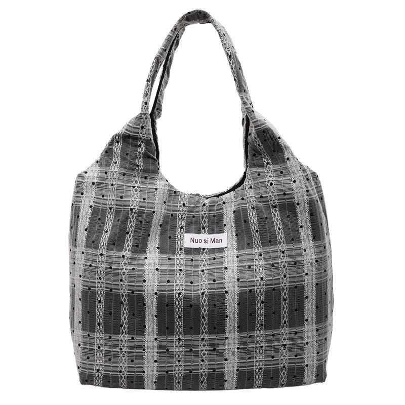 A Fresh and Simple Single-shoulder Bag, A Niche Daily Large-capacity Commuter Tote Bag