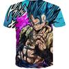 3D Anime Super Saiyan GOKU Printed Men's Fashion Dragonball Short Sleeve T-Shirt Dragon Ball Z T-shirt (XXS-4XL)
