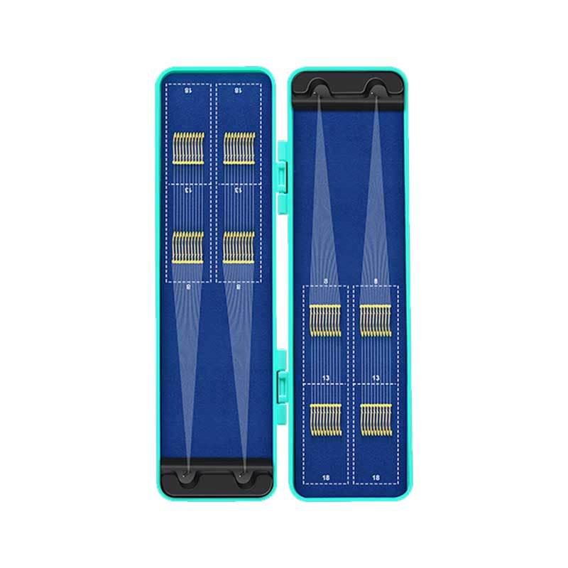 40-Piece Toray Short Leader Gold Haiyuki Izu Barbed Double Hook Set with Anti-Tangle Sleeves