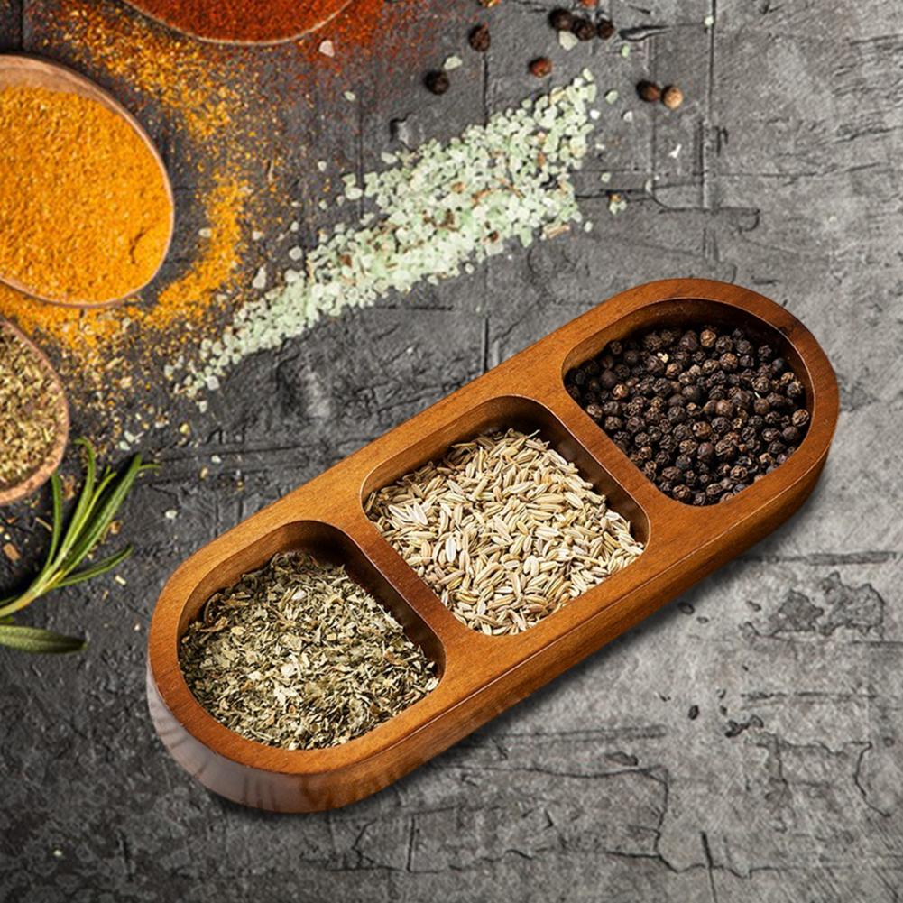 Wooden Snack Tray Wooden Plates for Snacks Appetizers Fruit Candy Elegant Wooden Divided Serving Tray for Snacks for Fruit