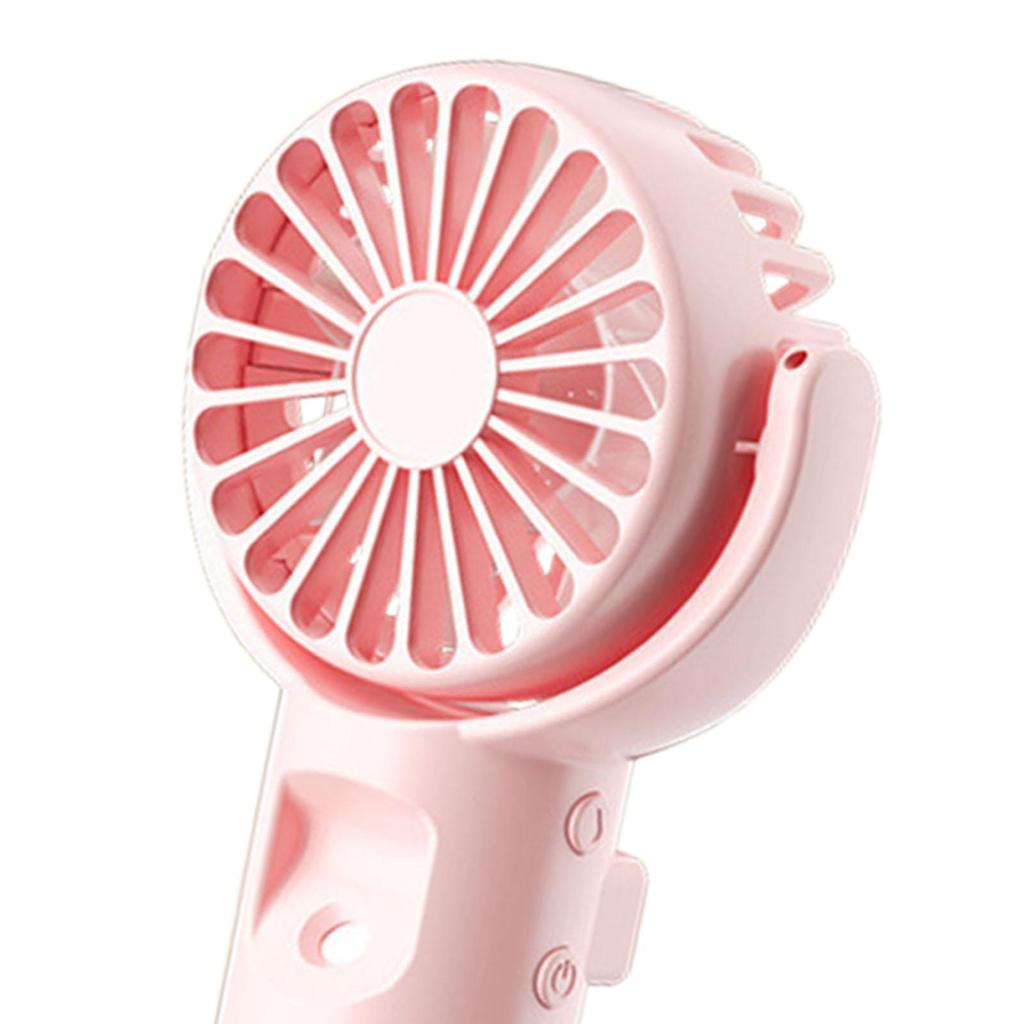 Portable Handheld Fan Adjustable Angle USB Rechargeable Table Fan Pocket Personal Hand Fan for Picnics Makeup Office Travel Home