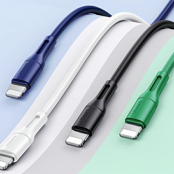 Kabel Lightning USAMS 1m Szybkie ładowanie Czarny