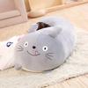 Kawaii Cartoon Dog Cat Totoro Penguin Pig Frog Animals Throw Pillows Stuffed Plush Toy Soft Doll Cute Home Decorations Gifts
