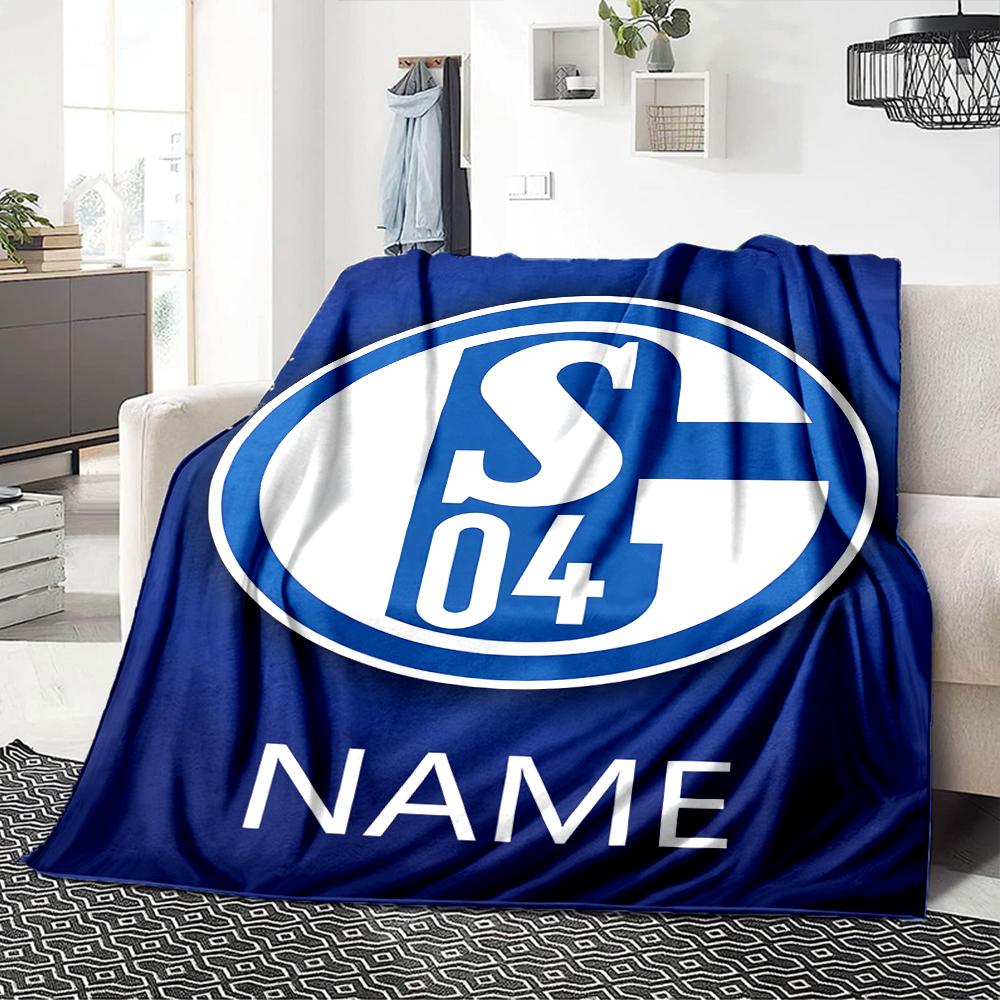 Custom Name Juventus Crest blanket for Couch & Bed, Plush Cozy Fuzzy Blanket Super Soft & Warm Blankets for Fall and Winter. 0908258