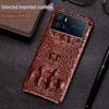 Genuine Leather Crocodile Skull Half Package Protective Cover for iQOO 9 & iQOO 9 Pro