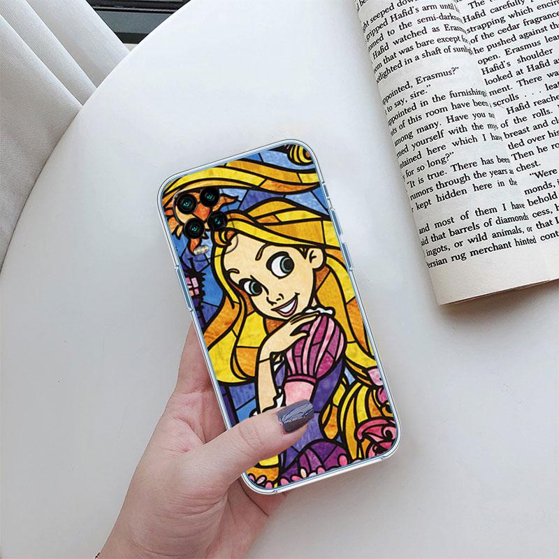 Disney Princess Transparent Phone Case for Motorola Moto G10 G20 G30 G31 G32 G34 G35 G41 G42 G50 G51 G52 G55 G60 G60S