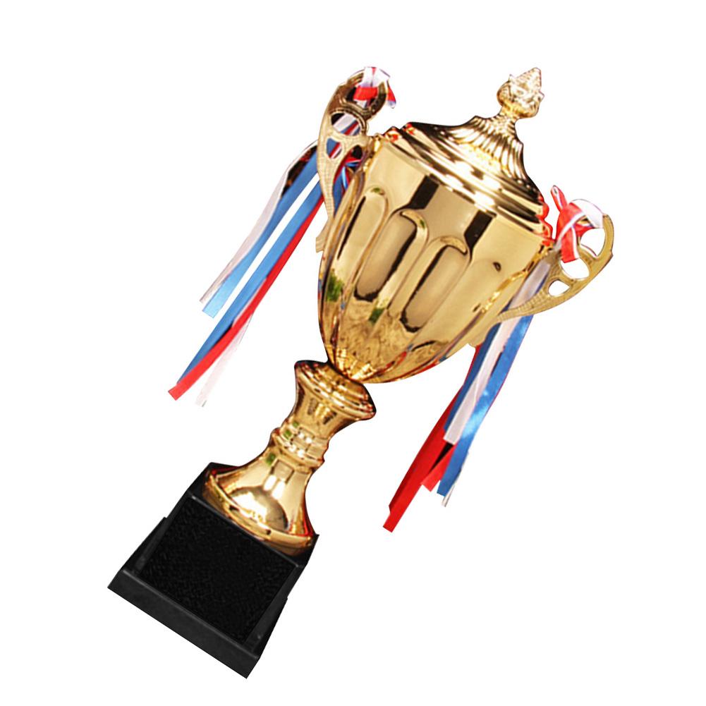 Trophy Cup Gold Gold Achievement Trophies Metal Award Trophy Cups Large Sculpture Trophies for Party Ceremony