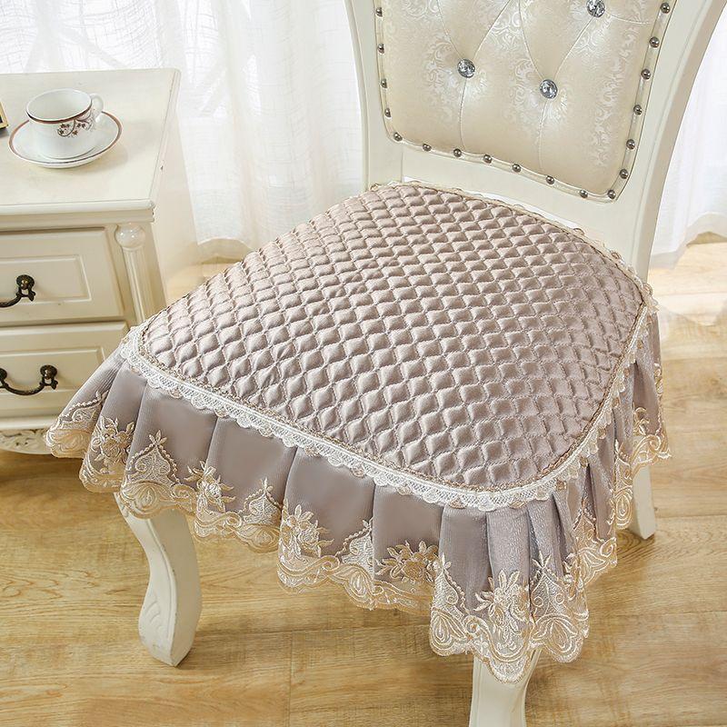 Minimalist Four Seasons Universal European Style Non-Slip Fabric Dining Chair Cushion