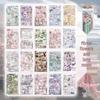 Retro Style Die-cut Sticker Book: Versatile Creative Journal & Card Decoration Stickers