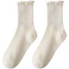 Women's Wood Ear Lace Mid-Tube Socks - Cute & Trendy Summer Mary Jane Style
