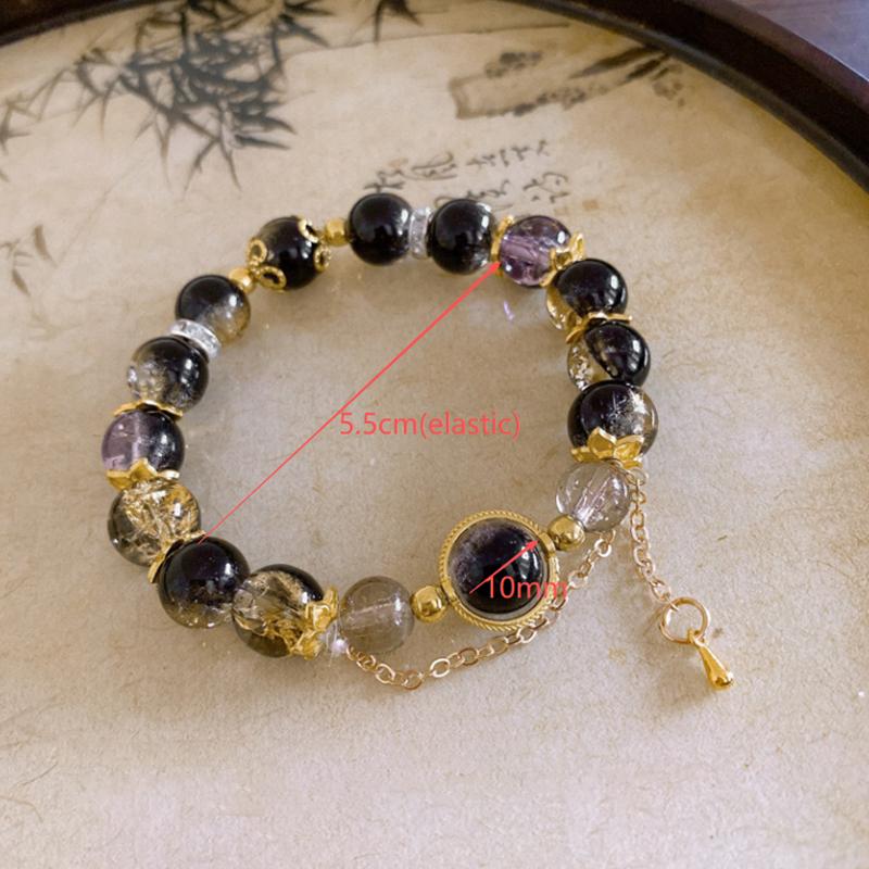 Personalized Glaze Beaded Tassel Bracelet Fashion Temperament Light Luxury Popular Couple Jewelry Gift