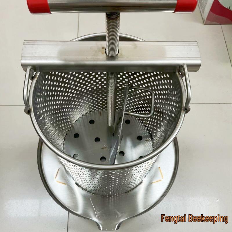 Stainless Steel Honey & Wax Press: Small Household Extractor and Juicer Tool