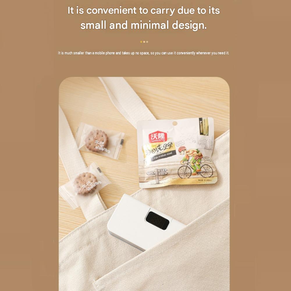 Portable Rechargeable Mini Sealing Machine TX007 White