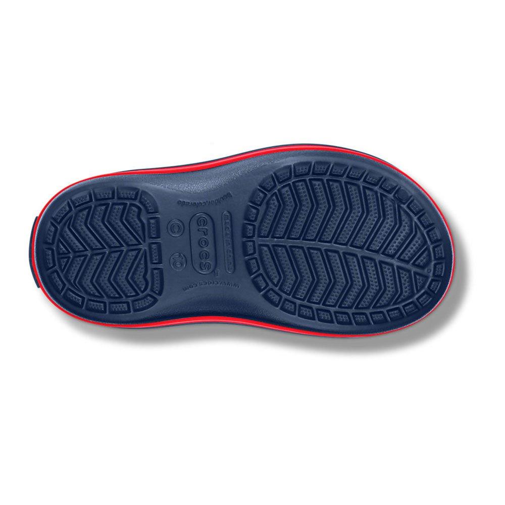 Crocs Winter Puff 14cm Boots, Kids', Navy/Red,