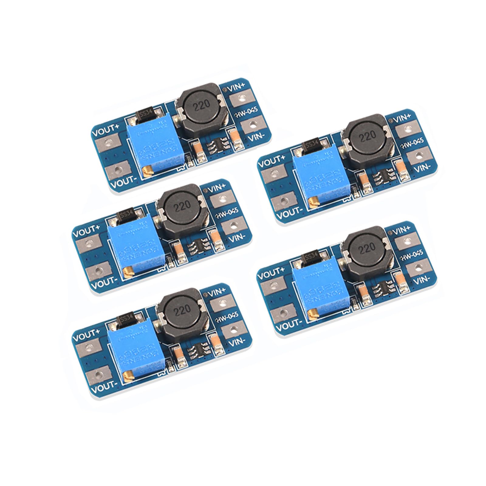 

5/10Pcs MT3608 DC Voltage Regulator Step Up Boost Converter Power Supply Module 2V-24V to 5V-28V 2A DC-DC Module