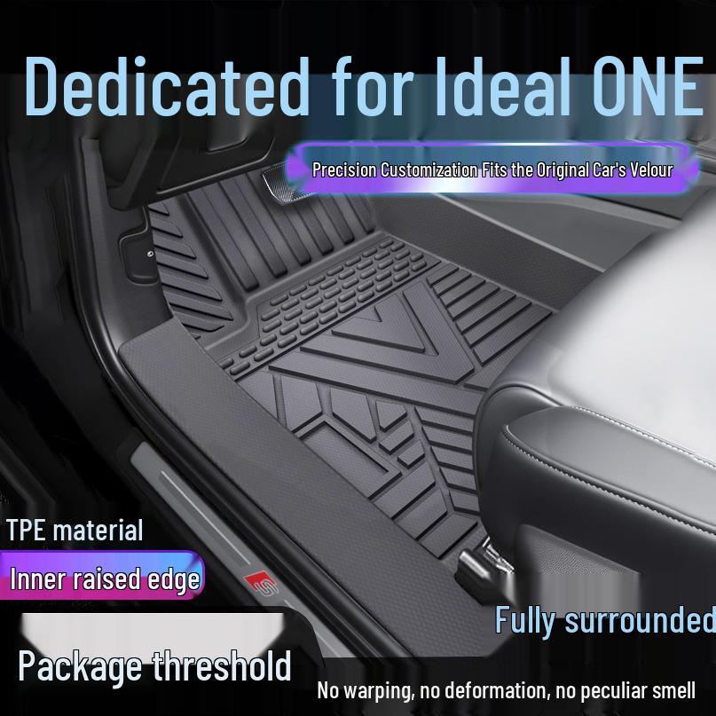 Li Auto ONE TPE Waterproof Floor Mats & Door Sill Covers Single layer upgrade, threshold cover, TPE mats