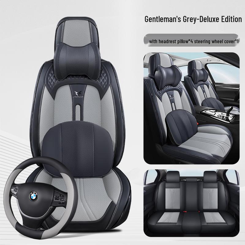 Breathable Leather Car Seat Cover Cushions for All Seasons