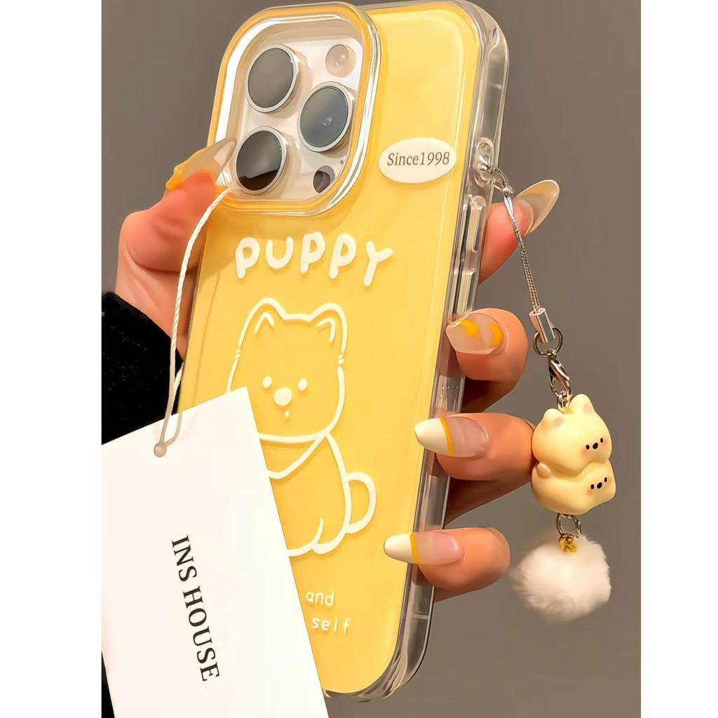 Single Layer Line West Highland for IPhone16 Creativity for Apple 15 Mobile Phone Case 14Pro New Model 13mini