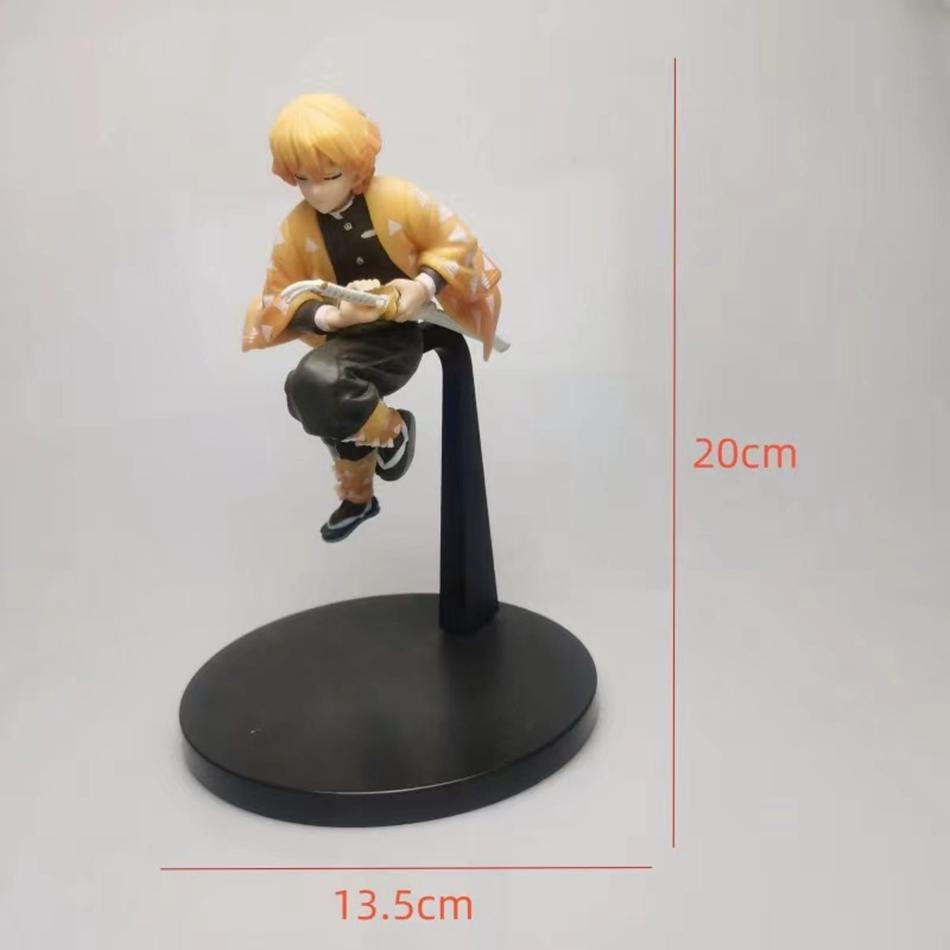 The s 19-24CM Anime Demon Slayer Kanroji Mitsuri Kamado Tanjirou Kamado Nezuko Action Figure Model Toy gIFT