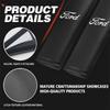 VEDB9 For Ford Leather Car Seat Belt Shoulder Cover Litchi Texture Comfort Pad Fiesta Ranger Mondeo Escape Ecosport Fusion Explorer