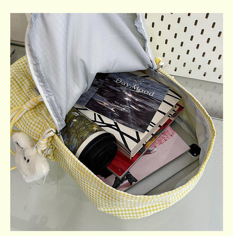 2025 Stylový batoh s vysokou kapacitou pro dívky - Školní taška pro studenty nižší a vyšší střední školy