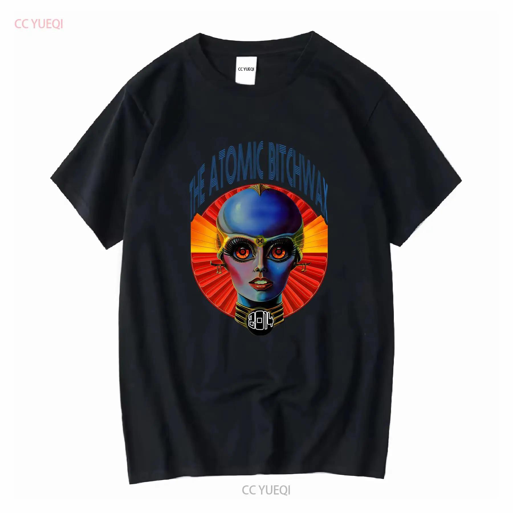 2014 Tour Gravitron The Atomic Bitchwax T Shirt Black Men S 5XL KE298 Vintage Washed Soft Versatile Slightly Breathable Stylish S разноцветный