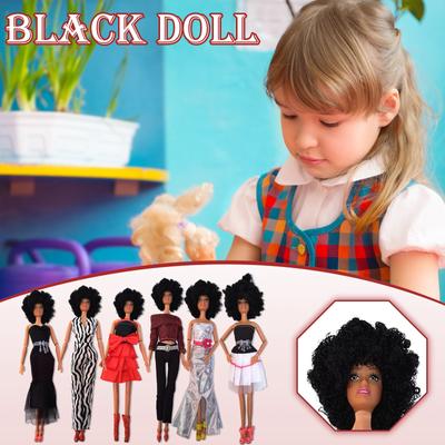 Black Girl Dolls American Play Dolls Lifelike 35cm Baby Play Dolls