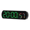 Large Digital Wall Clock USB Powered 9 Inch Temperature Humidity Week Auto Dimmer Table Clock Electronic LED Alarm Clock 12/24H