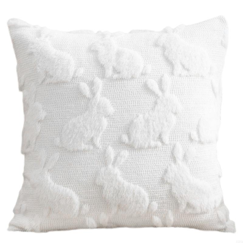 45x45cm Easters Rabbit Pillow Cover Bunnys Printed Pillow Case Party Decorations
