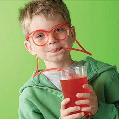 Creative Fun Glasses Straws, Crazy Funny Art Straws, Party Straws, Accessories Giveaways 1pcs