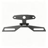 Metal License Plate Bracket Black for Motorcycle Electric Vehicle