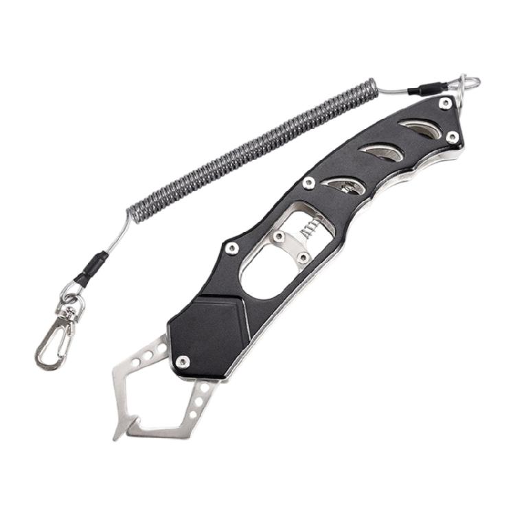 Portable Fish Control Clamps Fishing Pliers Nonslip Handle Metal Fishing Pliers Fishes Lip Gripper Control Tool