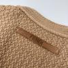 Fendi Brauner Strick-Cardigan mit Logo auf dem Rücken, Oberteile 36 Braun, Gebraucht