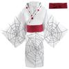 Új Anime Demon Slayer Kimetsu No Yaiba Spider Oni Ayaki Rui Cosplay Uniszex Kimonó Teljes készlet Halloween karneváli jelmezek