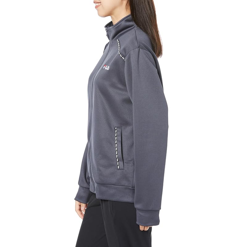 [Fila] Activewear Logo Piping Track Jacket 443620 Women's CGY M