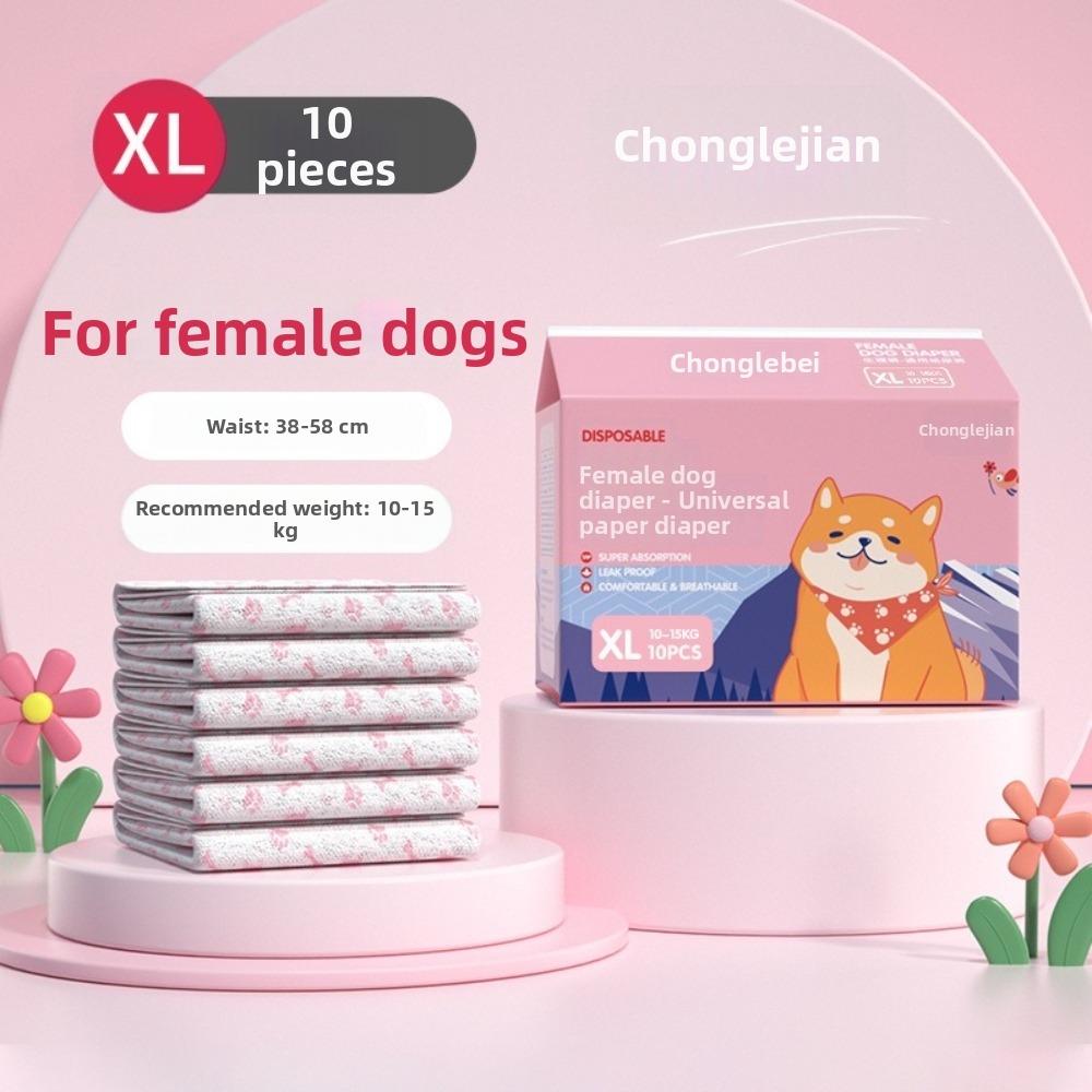 Comfortable Soft Disposable Dog Diapers Super Absorbent Female Male Dogs Doggie Diaper Leak Proof Puppy Shorts Nappies Pants