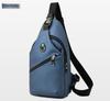 Men's Waterproof Leather Chest and Shoulder Bag