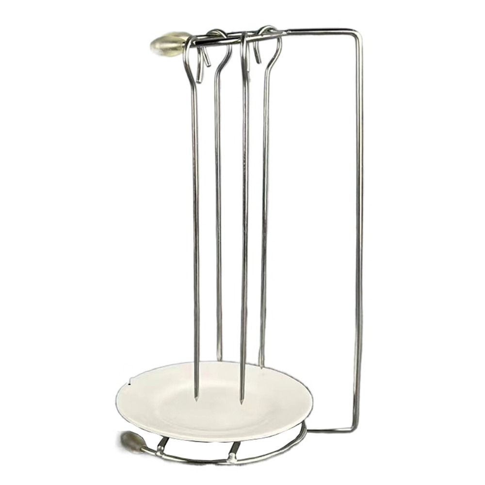 Lightweight BBQ Skewer Set Detachable Barbecue Fork Holder Portable Food Grill  Rack  Backyard
