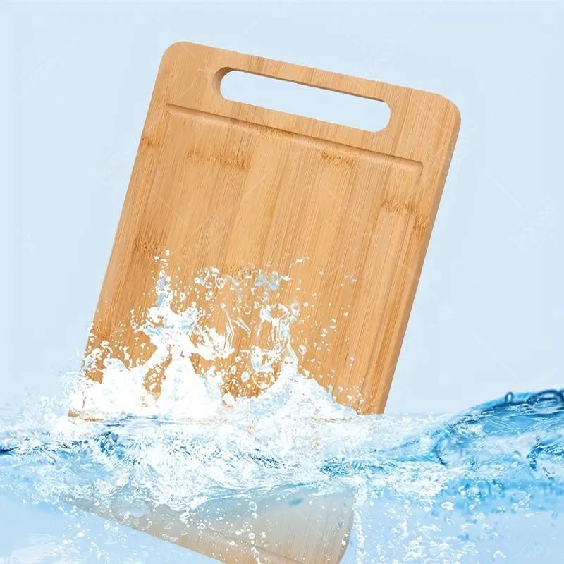 WXCOO Kitchen Wooden Chopping Boards Double-sided Serving Board for Meat Fruit and Vegetable Cutter Solid Wooden Cutting Board