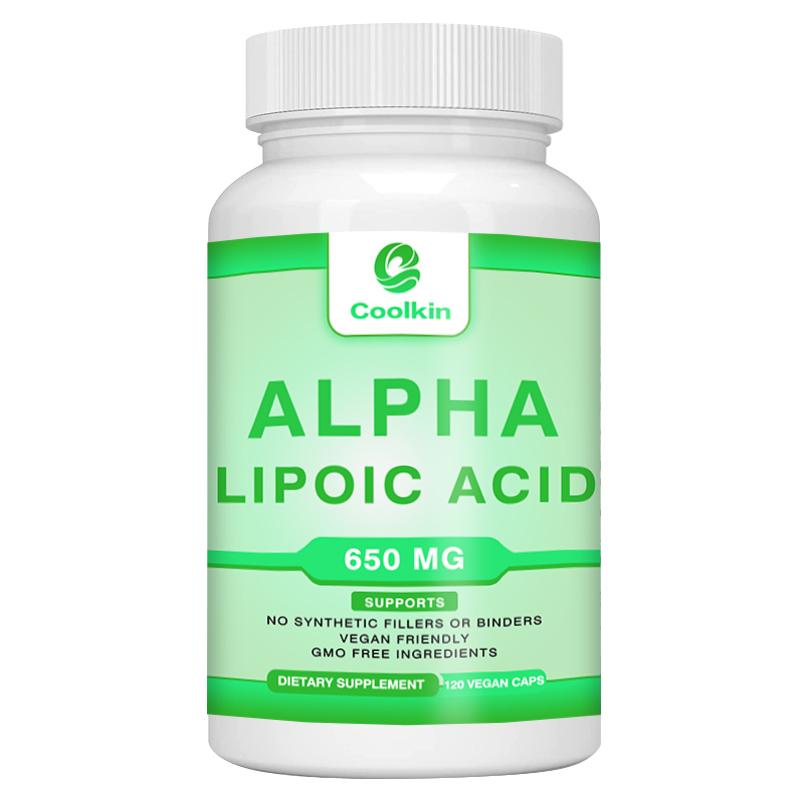 Coolkin is rich in alpha-lipoic acid, 650mg dietary supplement capsules, suitable for both men and women.