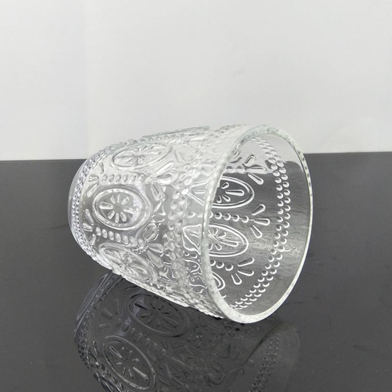 10.3oz/11oz Exquisite Cocktail Glass Heat-resistant Tea Cup Modern Juice Milk Cups Vintage Water Bottle Suitable for Gift Giving
