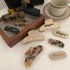 "Korean High-Grade Acetate Shark Hair Clip - Large Ornamental Head Accessory for Women"