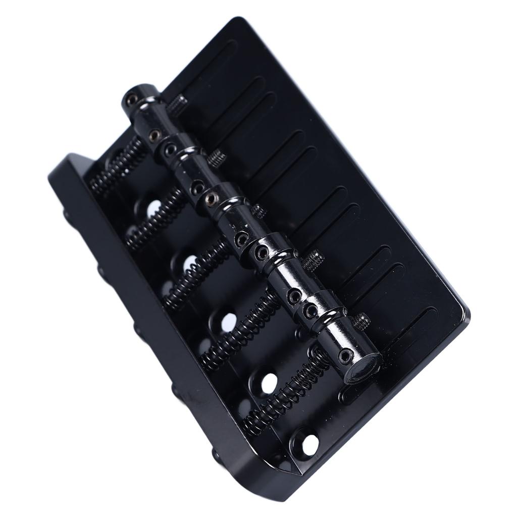 Electric Bass Bridge 5 String Bass Saddle Bridge Thickened Tailpiece Bridge Replacement with Screws