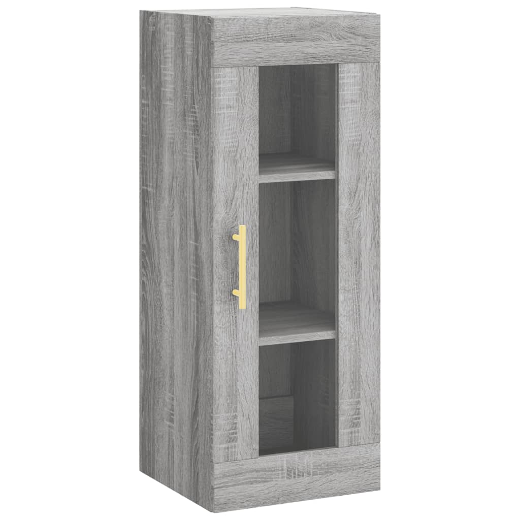 Wall Cabinet Gray Sonoma 34.5 x 34 x 90 cm