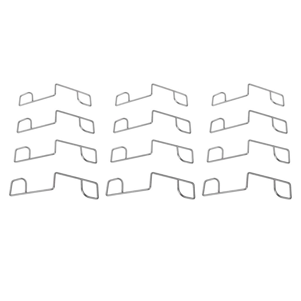 50PCS Fence Panel Clips 304 Stainless Steel Garden Railing Fixing Clamps for Fencing Installation