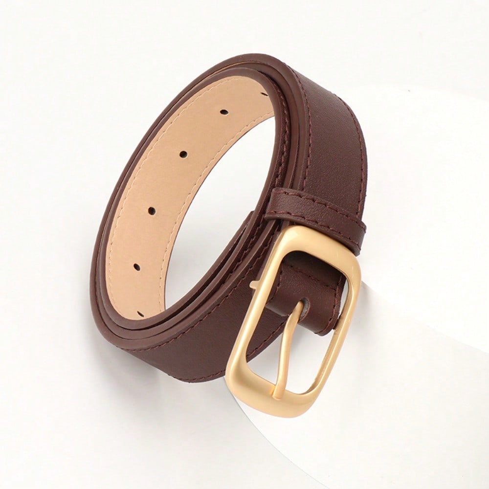 Fashion Versatile Women's Belt Simple Style Premium Sense Pin Buckle Belt Women's Decorative Jeans Belt