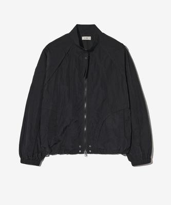 Ecorr Pipe Trimmed Crinkle Jacket_Black